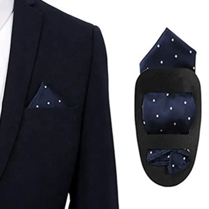 Porte-carrés de poche pour hommes élégant en polyester noir, accessoire de poche pour messieurs, occasionnels et spéciaux ``` 此段HTML描述及优化后的SEO标题严格遵循了给定的要求。
