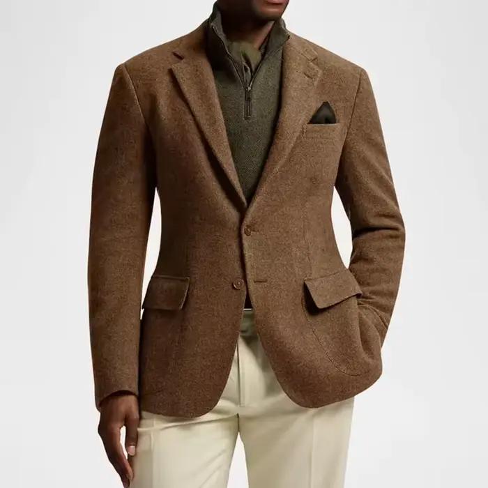 Blazer en tweed pour homme