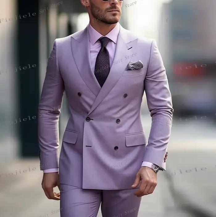 Smokings beige imbibés pour hommes d'affaires