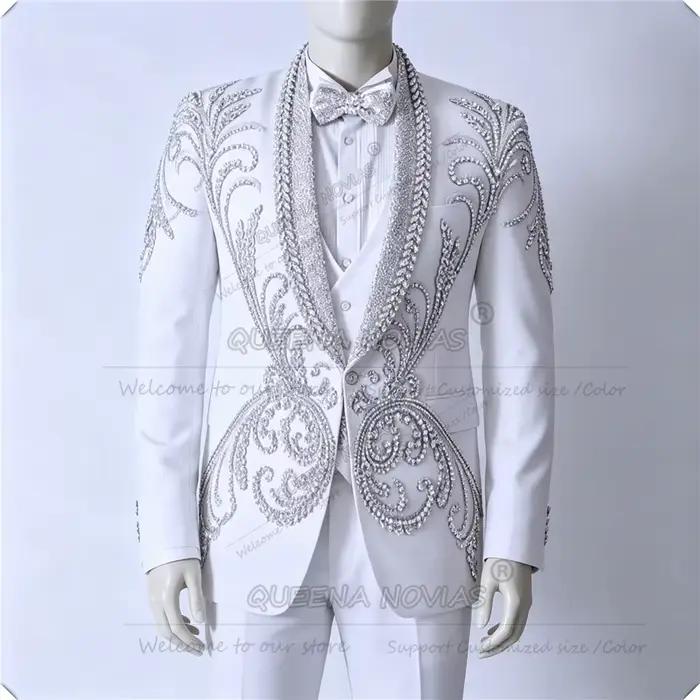 Costumes de mariage scintillants pour homme
