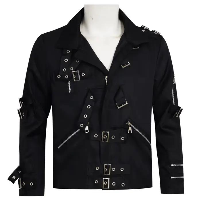 Veste de costume rare MJ Michael Jackson Blac BAD pour homme