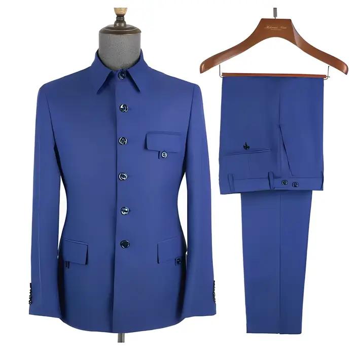 Costume formel bleu Royal pour hommes
