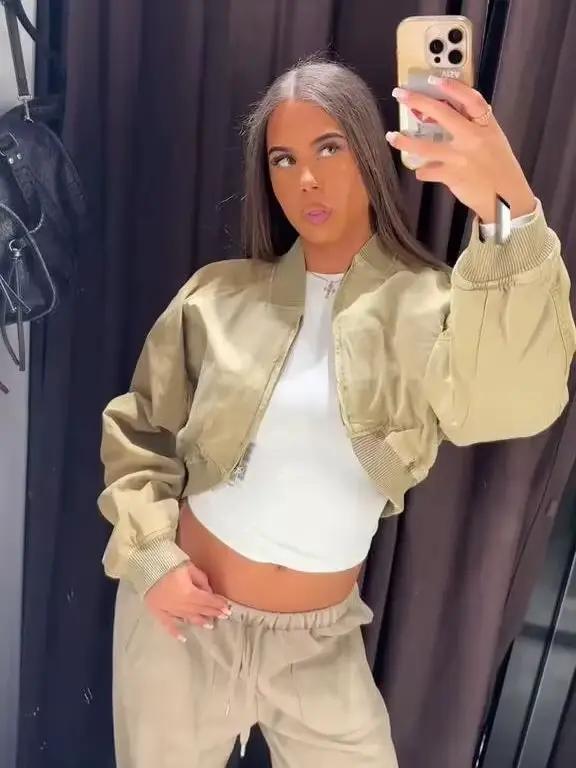 Blouson court pour femme