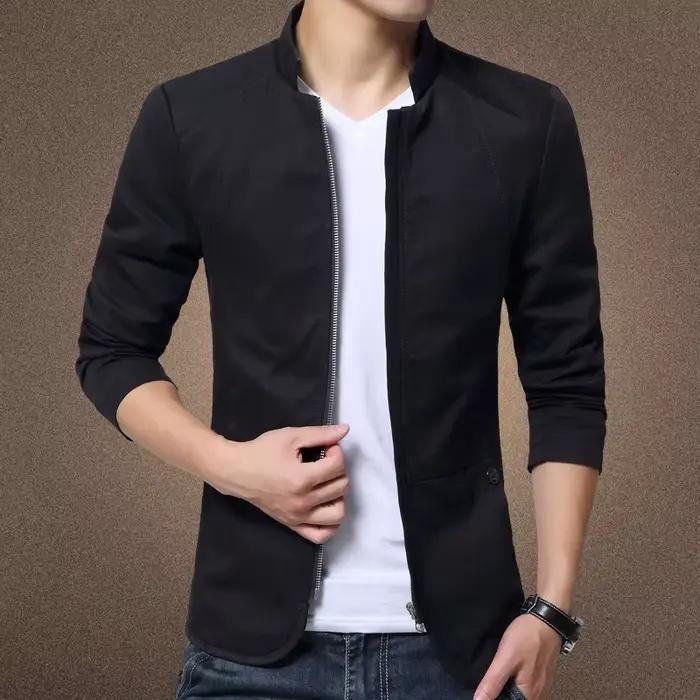 Blazer d'affaires hommes vestes décontracté mode