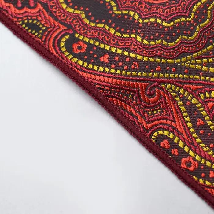 Serviette carrée de poche classique pour hommes