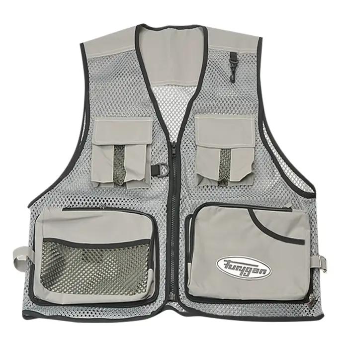 Gilet décontracté homme polyvalent et pratique WHooHoo pour pêche, voyage, photographie et plein air