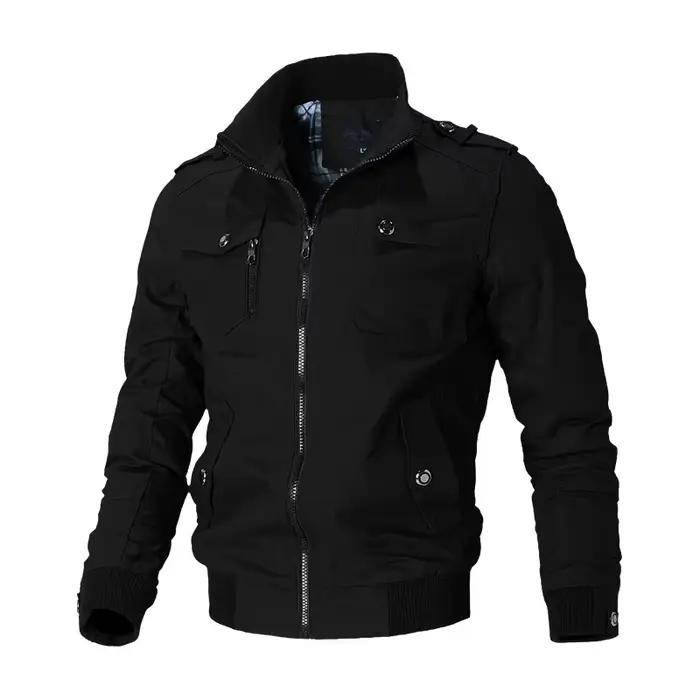 Veste Homme Automne 2026 Décontractée Coupe Slim Style Utilitaire 95% Coton