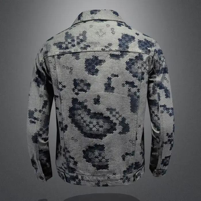 Veste en jean rétro pour hommes