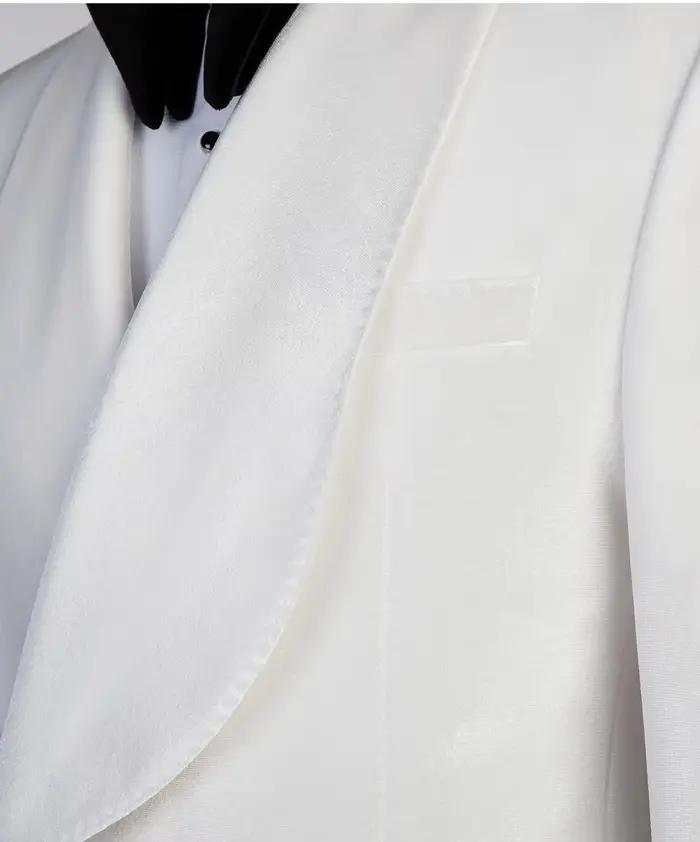 Costumes de luxe blancs pour hommes