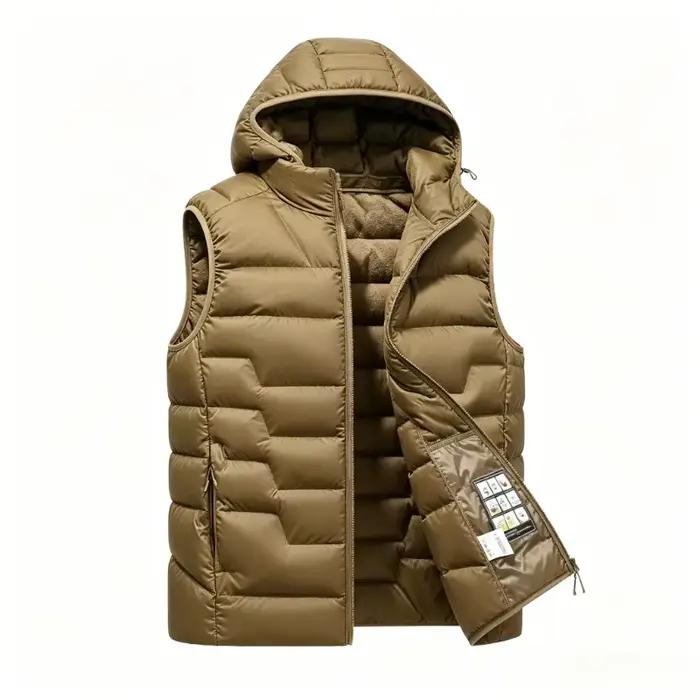 Gilet matelassé sans manches pour homme