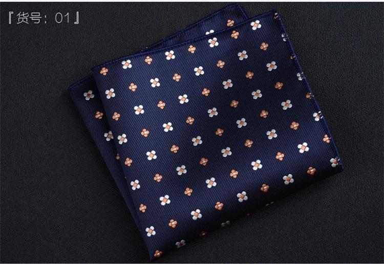 Mode hommes cou cravate mouchoir broderie costume hommes mariage soie poche carré luxe paisley rayé