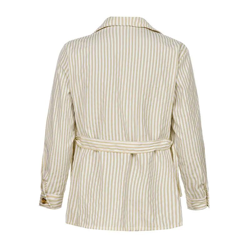 Printemps vêtements hommes léger luxe à manches longues rayé poche chemise décontracté Streetwear ch