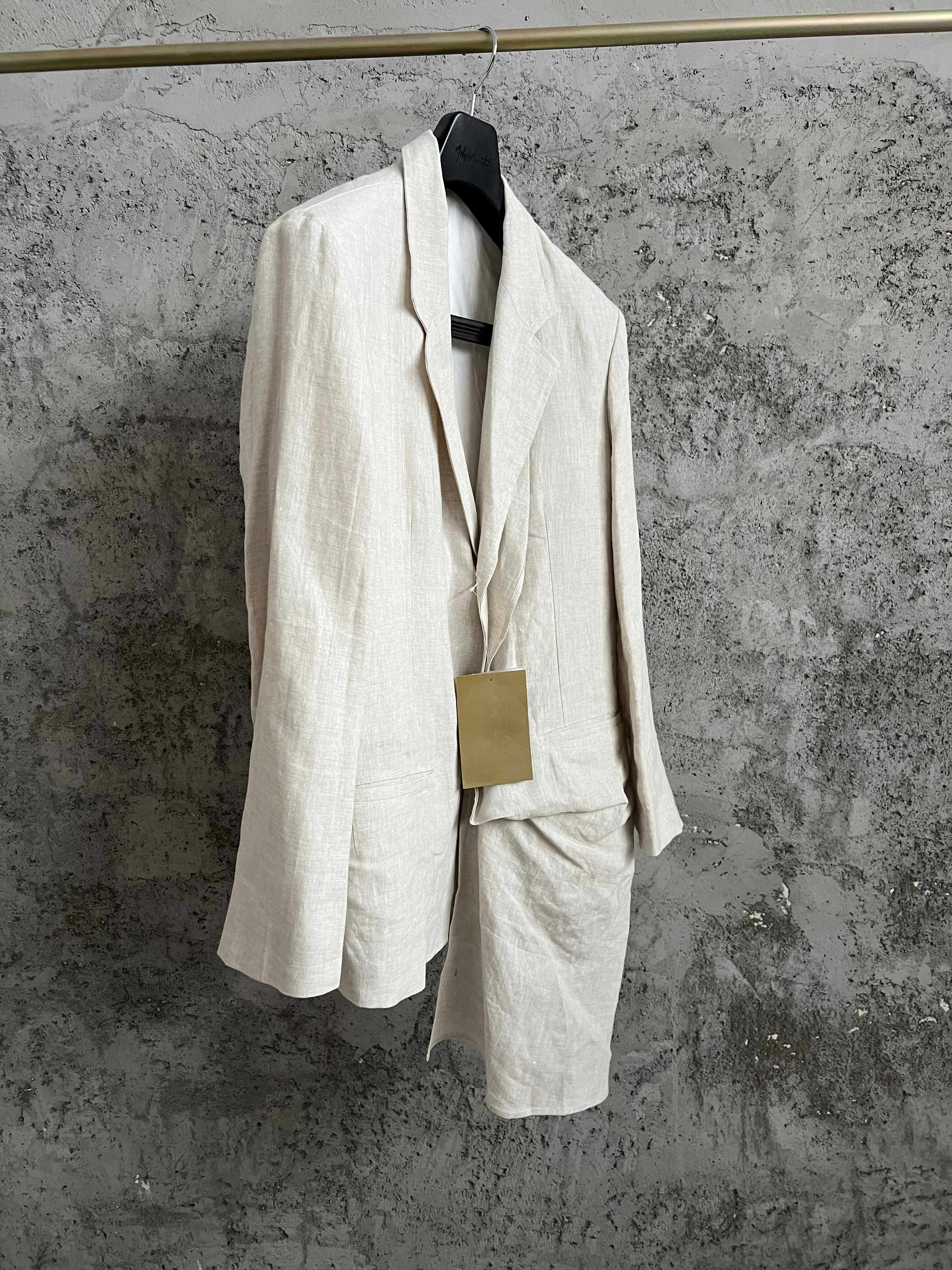 Veste de conception originale TOP-YAMAMOTO avec un sentiment de design, ouverture frontale irréguliè