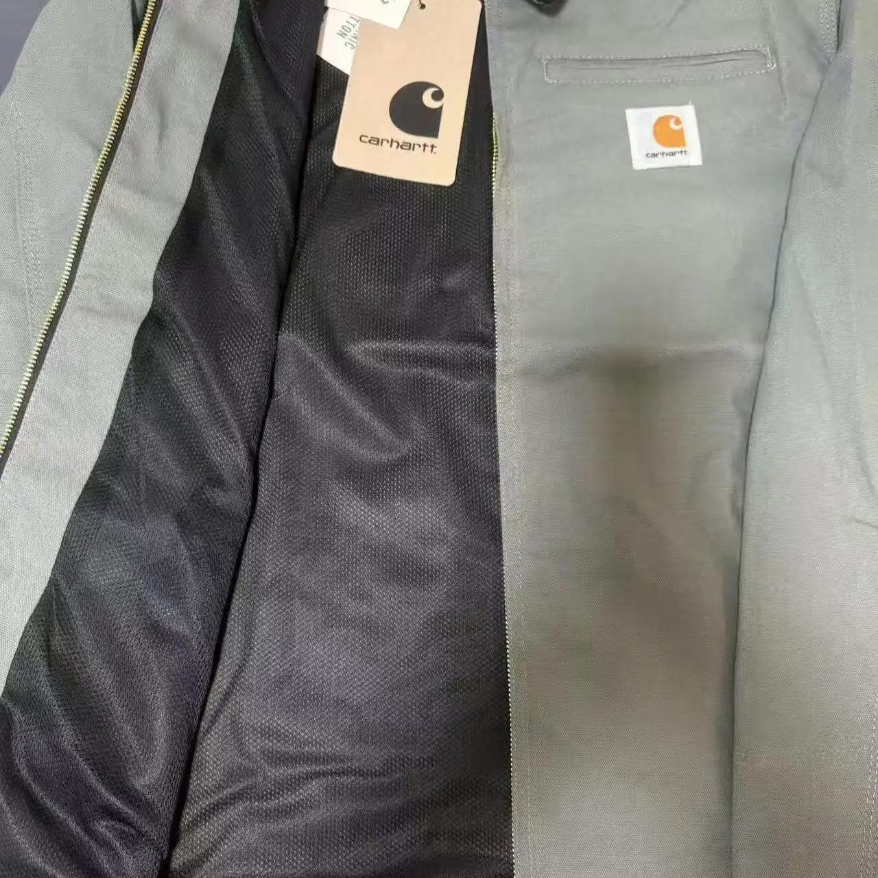Veste en toile J97 Detroit Vintage en denim délavé style workwear
