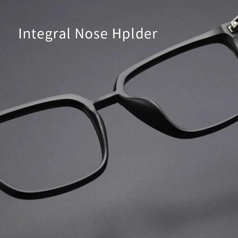 MOMOJA hommes classique carré lunettes cadre rétro affaires cadre décoratif femmes luxe optique lune