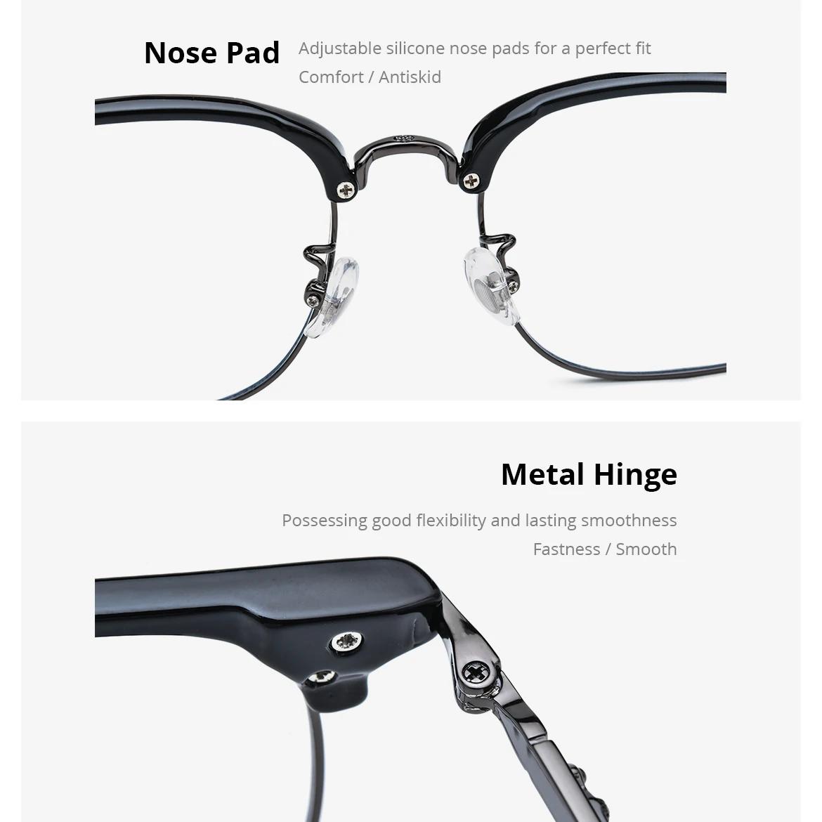 NIANZHEN alliage de titane lunettes cadre hommes carré marque Design lunettes femmes ultraléger rétr