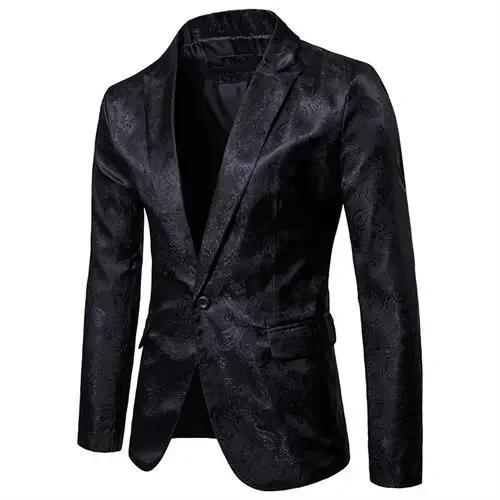 Veste de costume violette pour hommes, manteau de robe de soirée de mariage, Blazer pour hommes roug