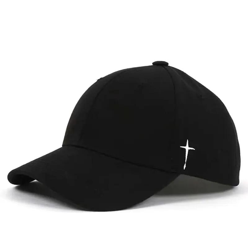 Casquettes de Baseball unisexes simples avec broderie de gouttes d'eau croisées, chapeau décontracté