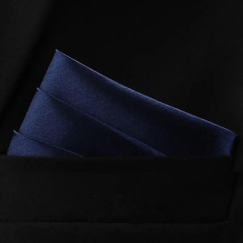 Mouchoir en Satin uni pour hommes, carré de poche, mode décontractée, costume Hanky, bureau de maria