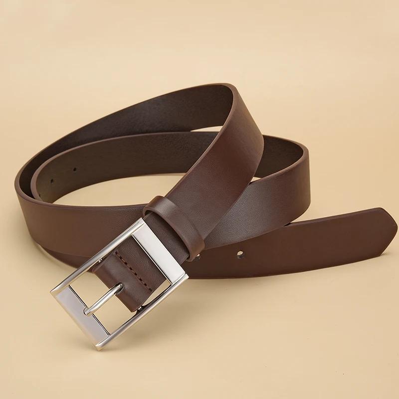 Nouvelle ceinture de luxe pour hommes ceinture en cuir PU boucle ardillon en métal de haute qualité 