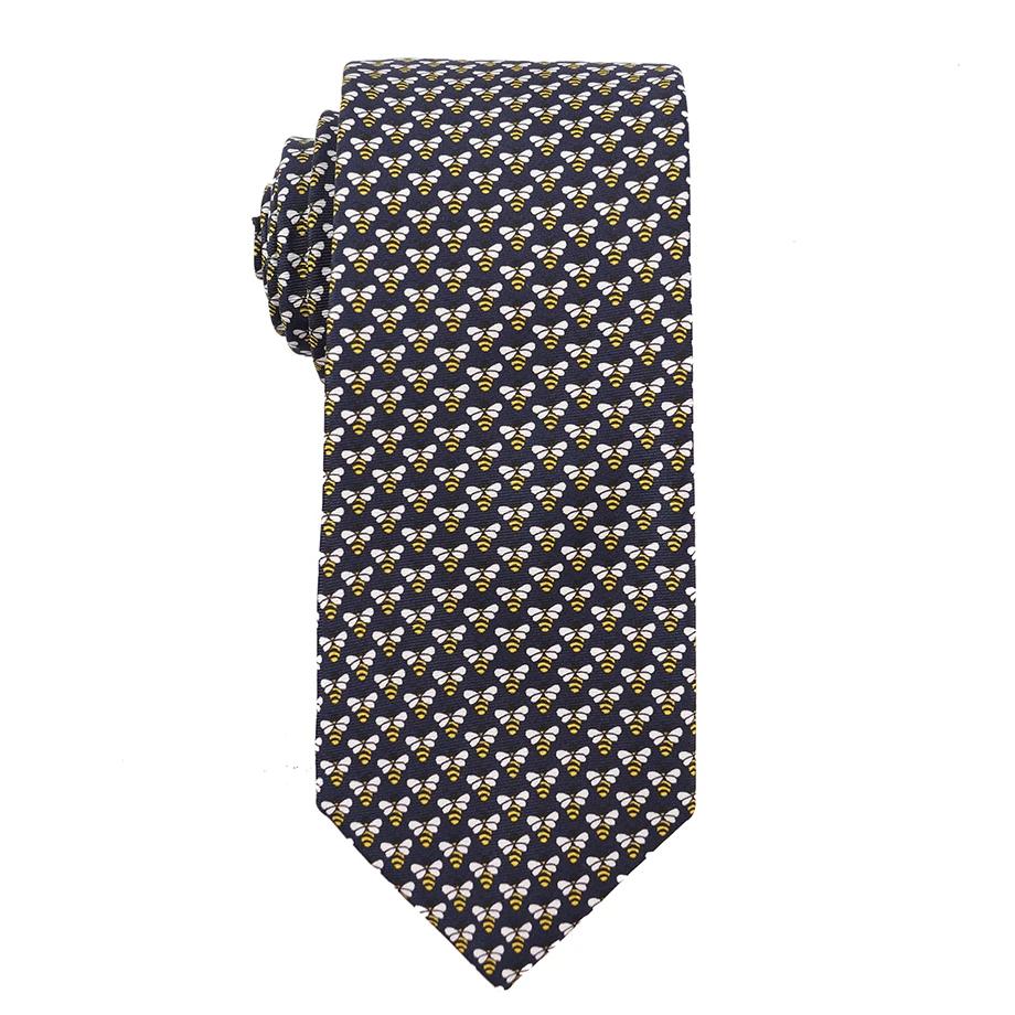 Tailleur Smith 7.5 cm cravates faites à la main motif d'impression animale cravate Satin soie cou cr