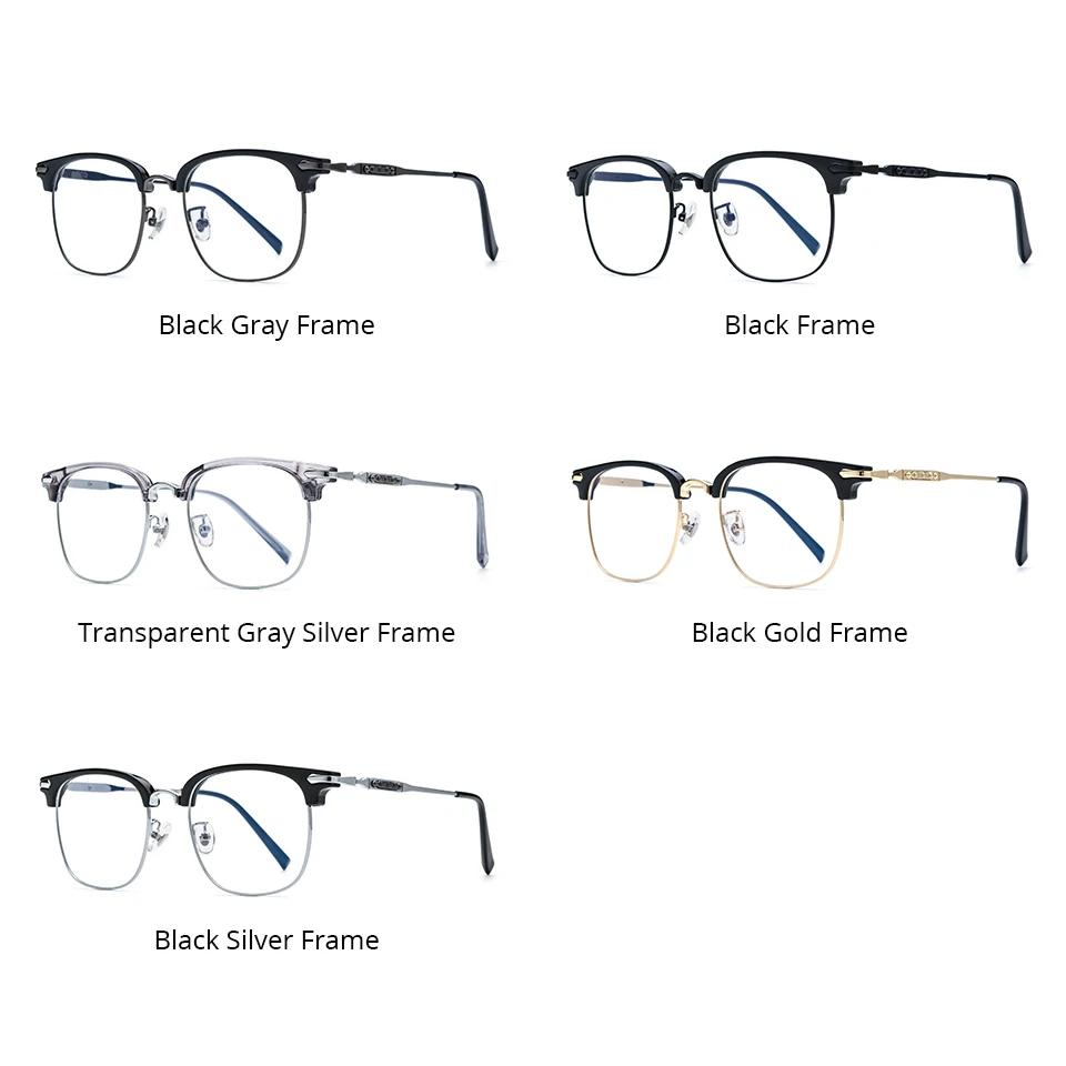 NIANZHEN alliage de titane lunettes cadre hommes carré marque Design lunettes femmes ultraléger rétr