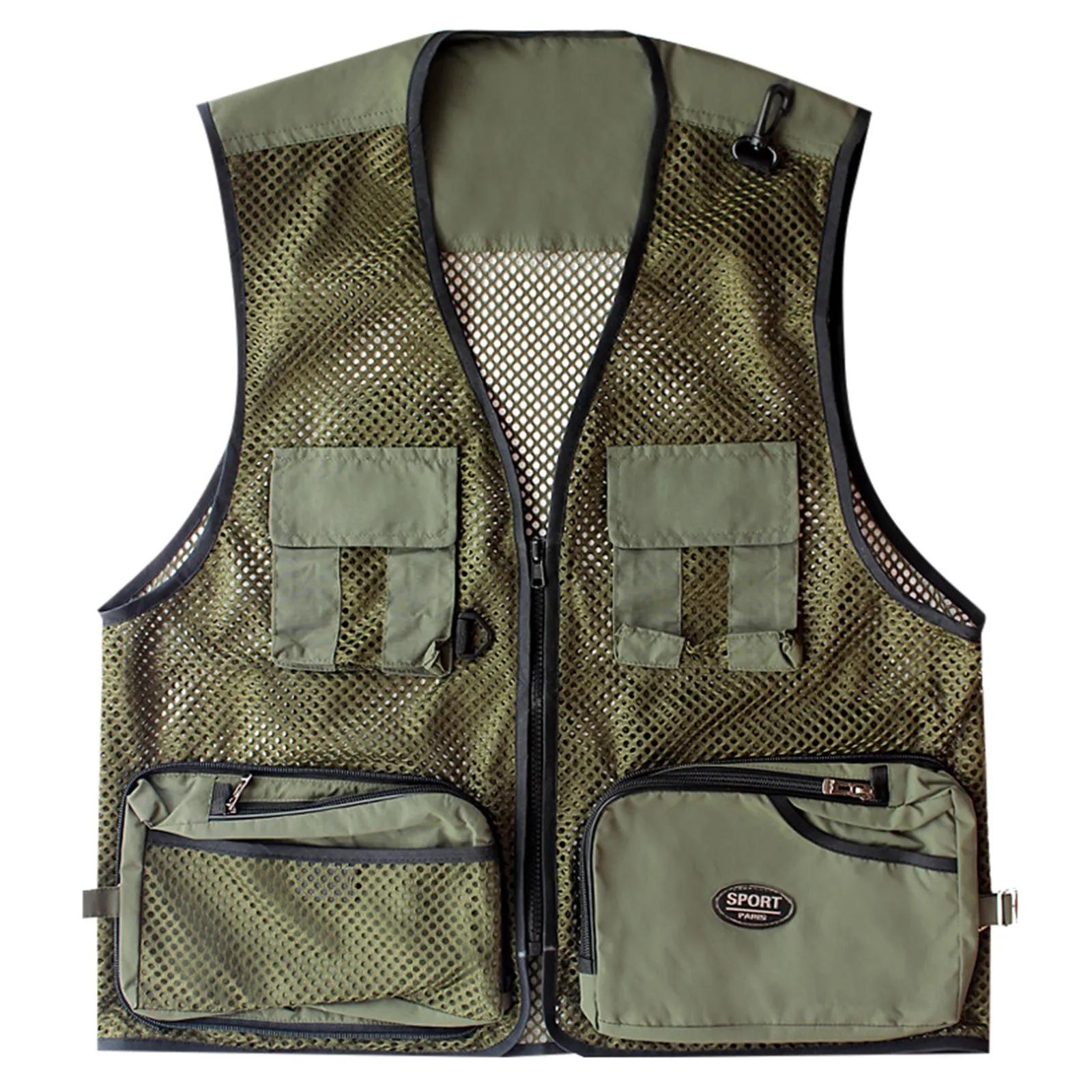 FIBRVESTES-Veste de dehors pour Homme, Travail en Plein Air, Pêche, Voyage, Photo, GlaMesh, Gilet Dé