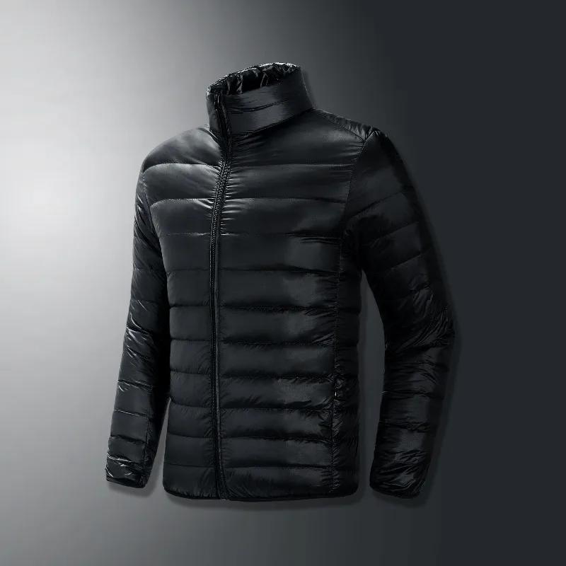 Automne et hiver ultra léger hommes doudoune d'oie blanche hommes à la mode décontracté portable lég