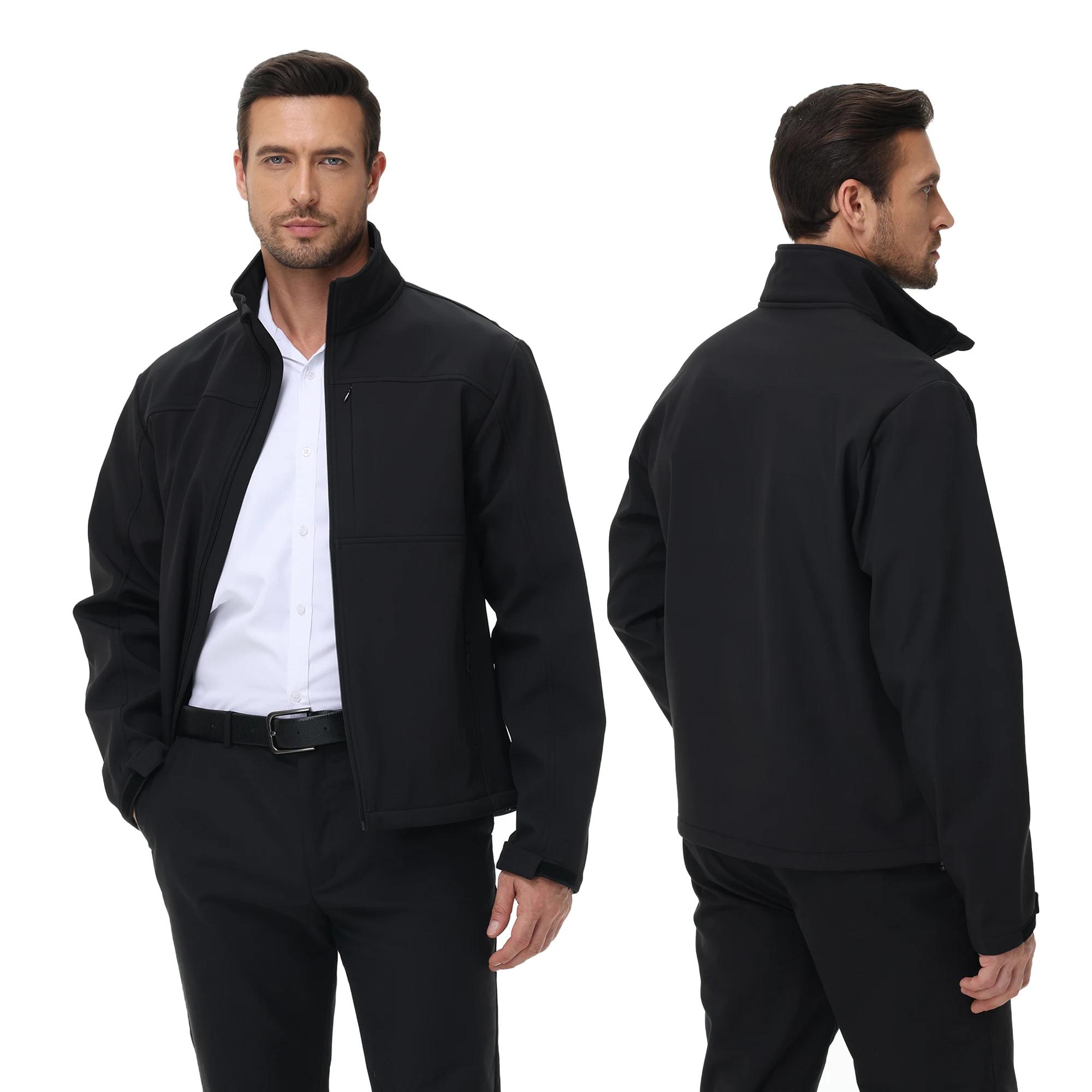 Veste d'affaires décontractée pour hommes, manteau coupe-vent imperméable à la mode, veste Cargo pou
