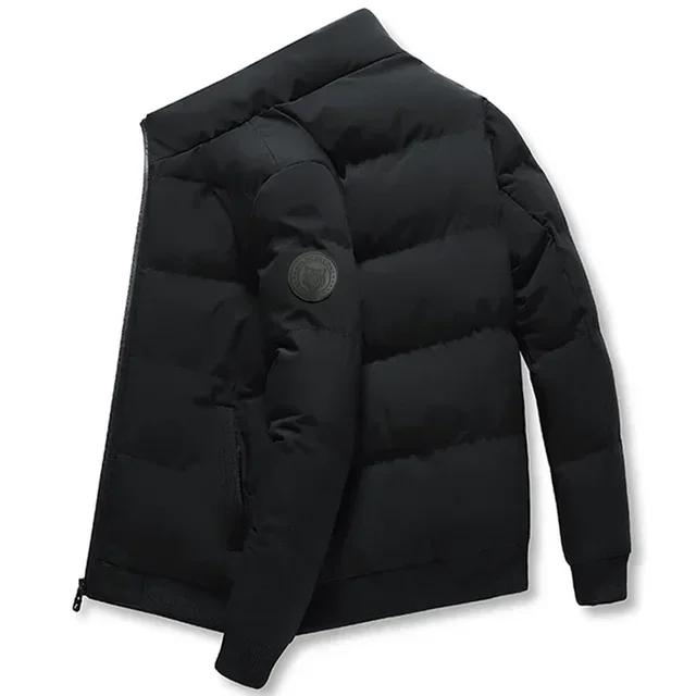 Veste chaude en coton pour hommes - Tendance de la mode hiver 2025 - Veste courte et chaude pour hom