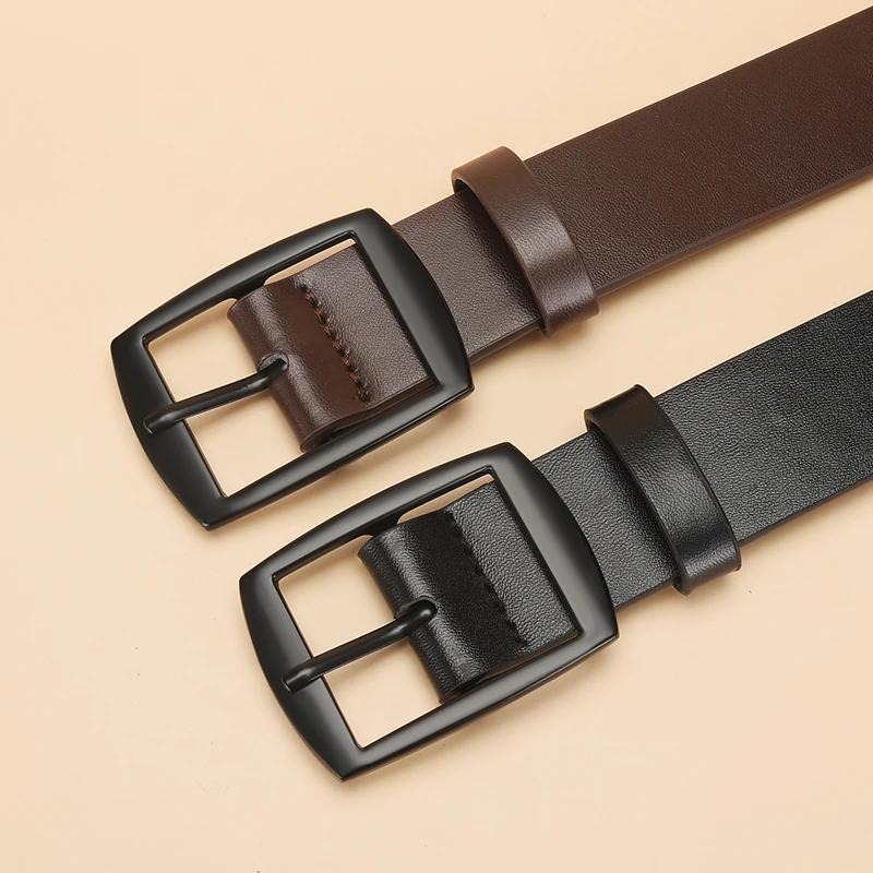 Nouvelle ceinture de luxe pour hommes ceinture en cuir PU boucle ardillon en métal de haute qualité 
