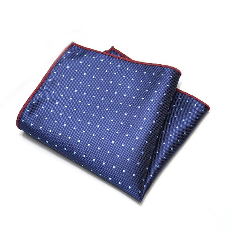 Serviette carrée de poche classique pour hommes, 25cm, mouchoir rayé Paisley en Polyester, accessoir