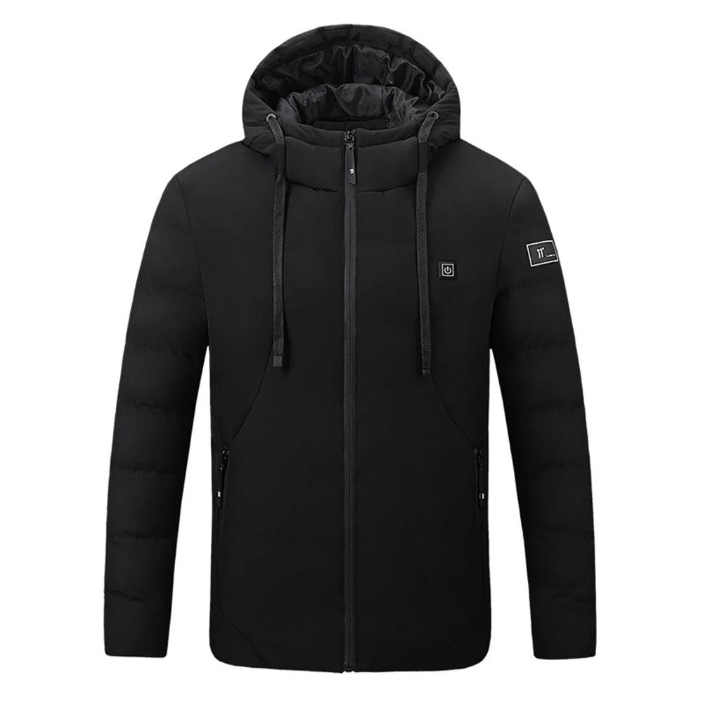 4 zones vestes chauffantes pour hommes Sports de plein air intelligent USB charge chauffage vêtement