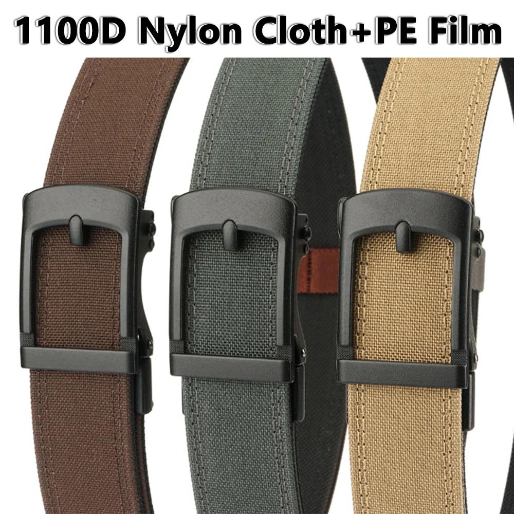 TUSHI nouvelle ceinture militaire pour hommes en Nylon robuste boucle automatique en métal ceinture 