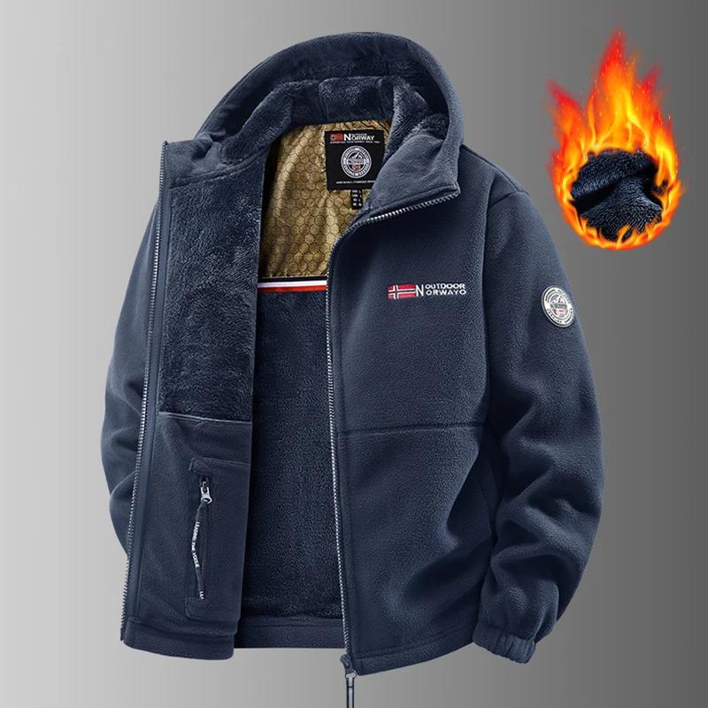 Hommes veste chauffante hiver polaire veste hommes thermique polaire tactique sport manteau militair