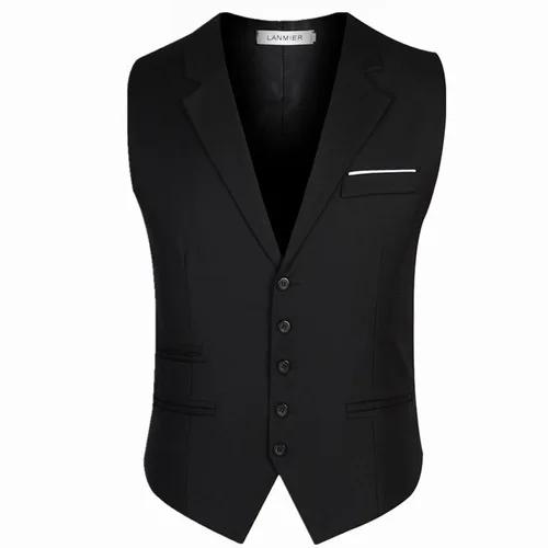 Robe Gilets pour hommes Slim Fit Hommes trempé glaMale Gilet Zones me Casual fibrFormal Business Jac
