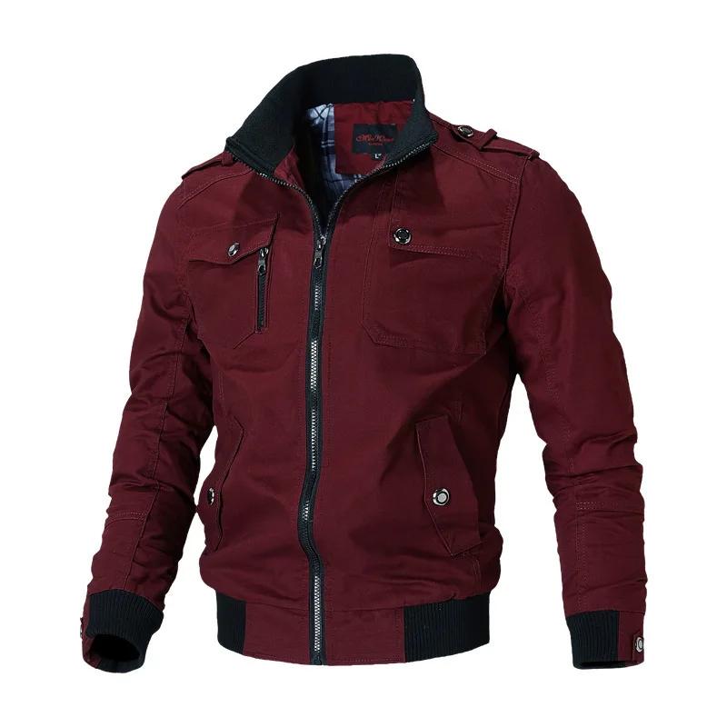 Veste Homme Automne 2026 Décontractée Coupe Slim Style Utilitaire 95% Coton