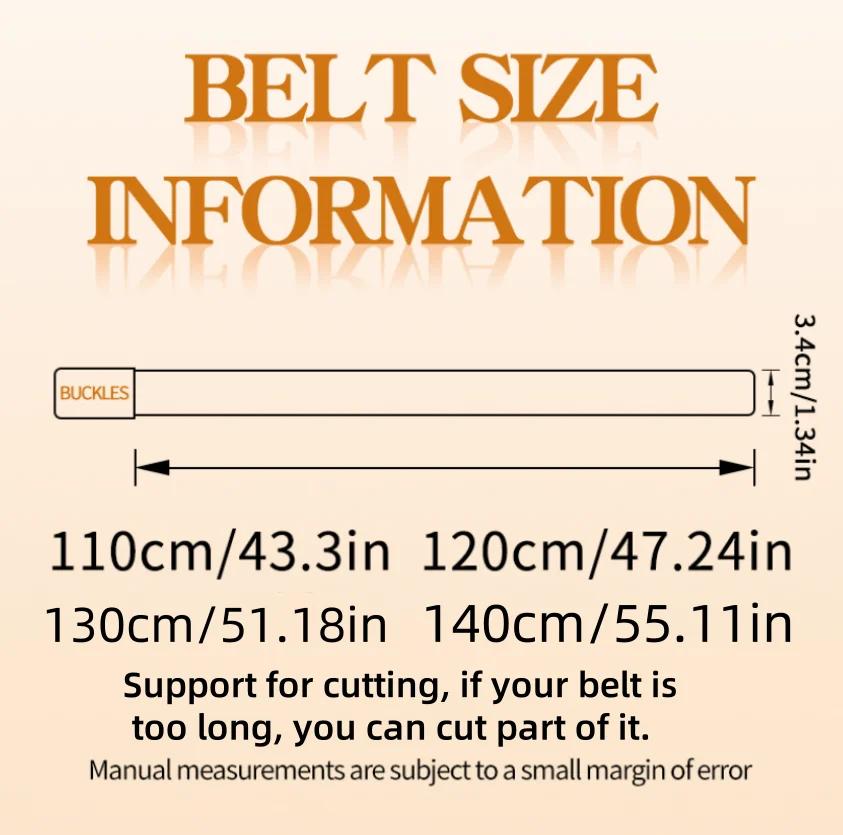 Ceinture de luxe pour hommes, ceinture à boucle automatique pour hommes, ceinture en cuir véritable 