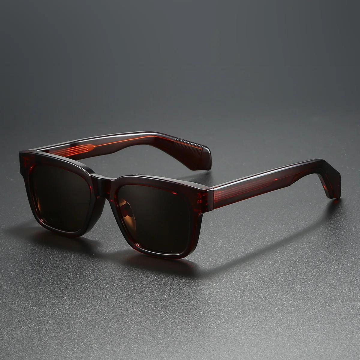 Lunettes de soleil carrées polarisées pour hommes, pour la conduite, la pêche, les voyages, UV400, r