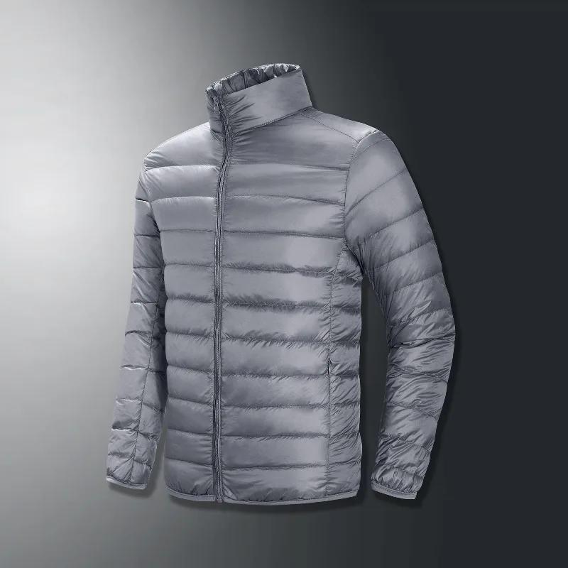Automne et hiver ultra léger hommes doudoune d'oie blanche hommes à la mode décontracté portable lég