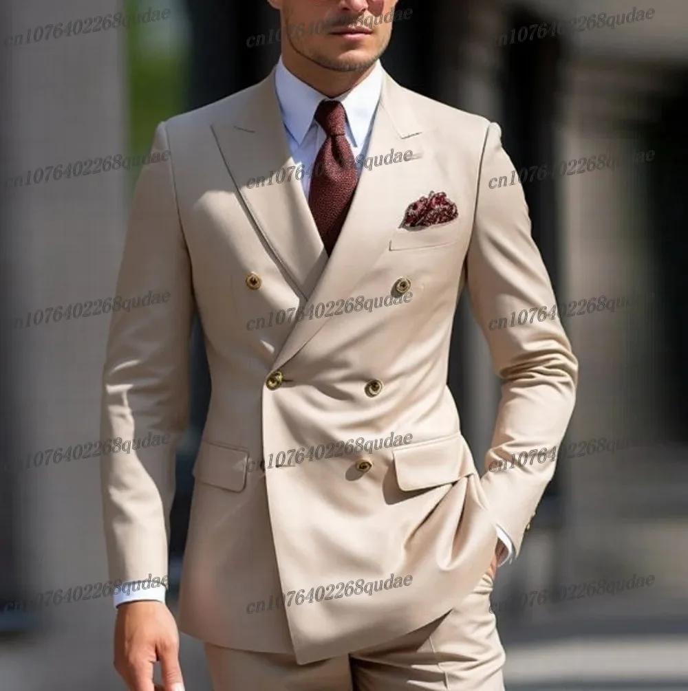 Costumes de marié imbibés pour hommes, bleu clair, occasion formelle, smokings masculins de garçon d