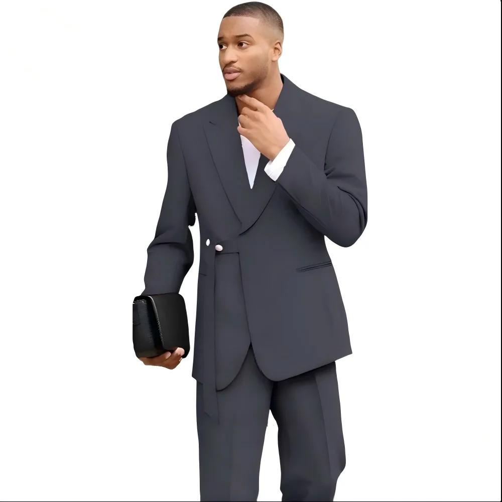 Ensemble de costume pour homme, ample et de grande taille, léger, pour un usage quotidien décontract