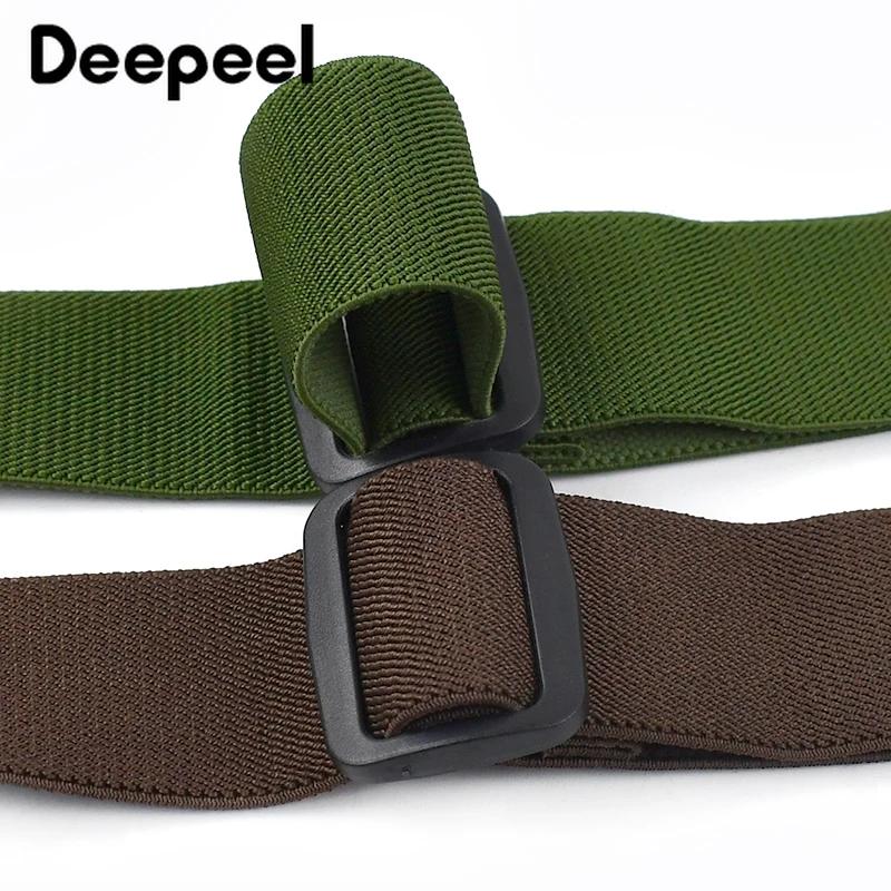 Deepeel 3.8*125 cm mode hommes bretelles adulte 2 Clips côté bretelles en plastique sangle pour cein
