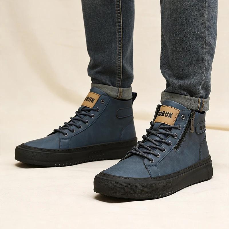 Bubuk chaussures pour hommes nouvelles chaussures décontractées pour hommes à la mode polyvalentes à