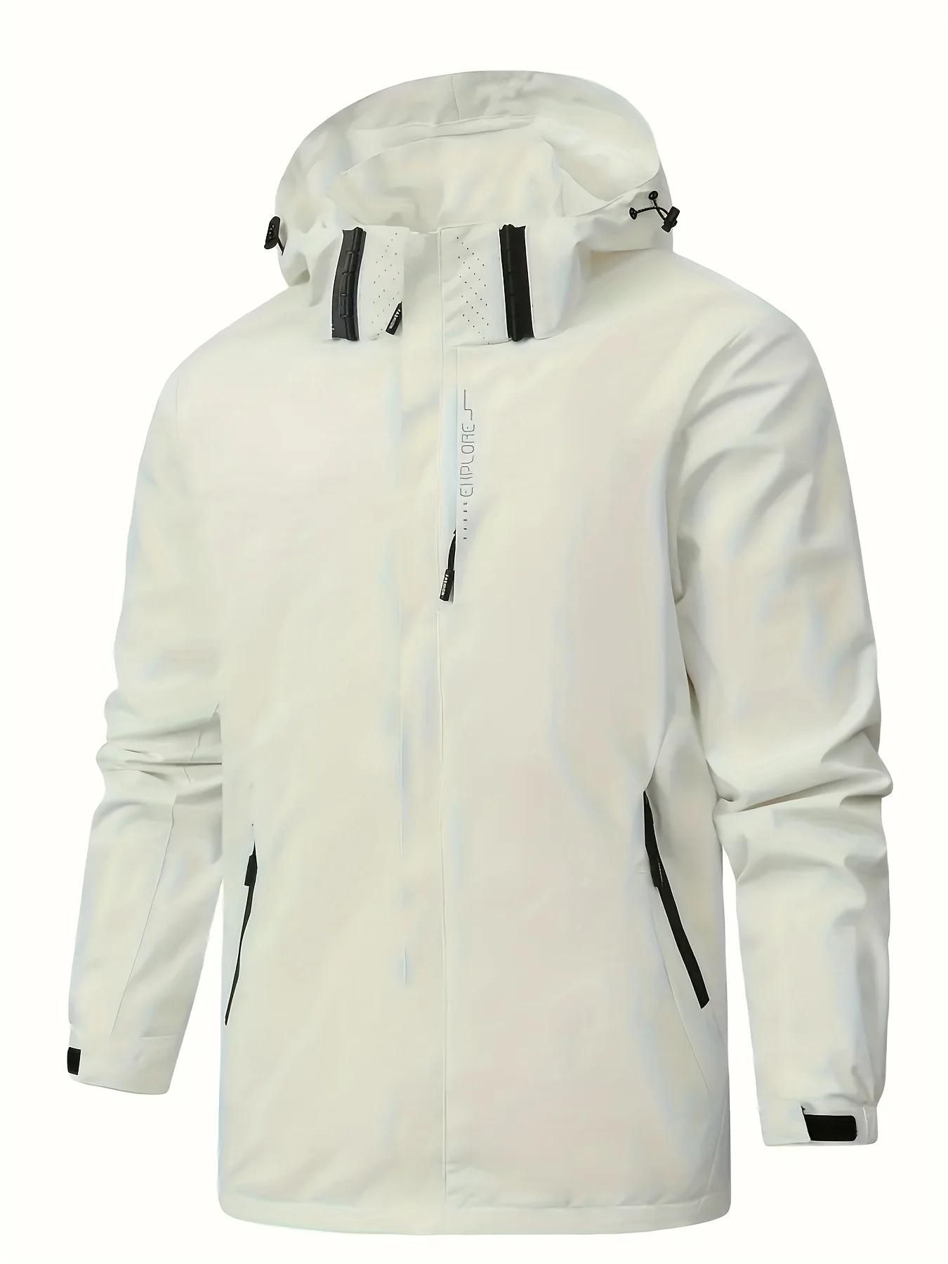 Vêtements pour hommes, vestes, veste légère de sport pour homme, équipement de camping, veste à capu