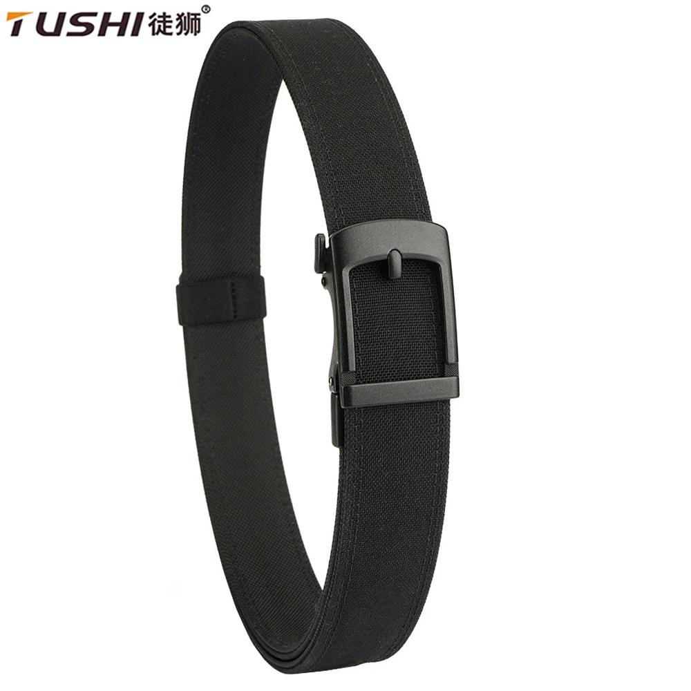 TUSHI nouvelle ceinture militaire pour hommes en Nylon robuste boucle automatique en métal ceinture 