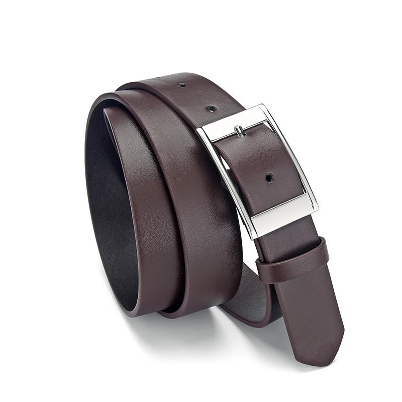 Nouvelle ceinture de luxe pour hommes ceinture en cuir PU boucle ardillon en métal de haute qualité 