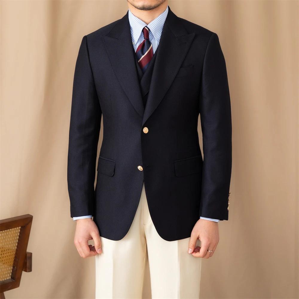 Blazer rétro italien pour hommes | Veste de costume décontractée pour les déplacements | Petit c