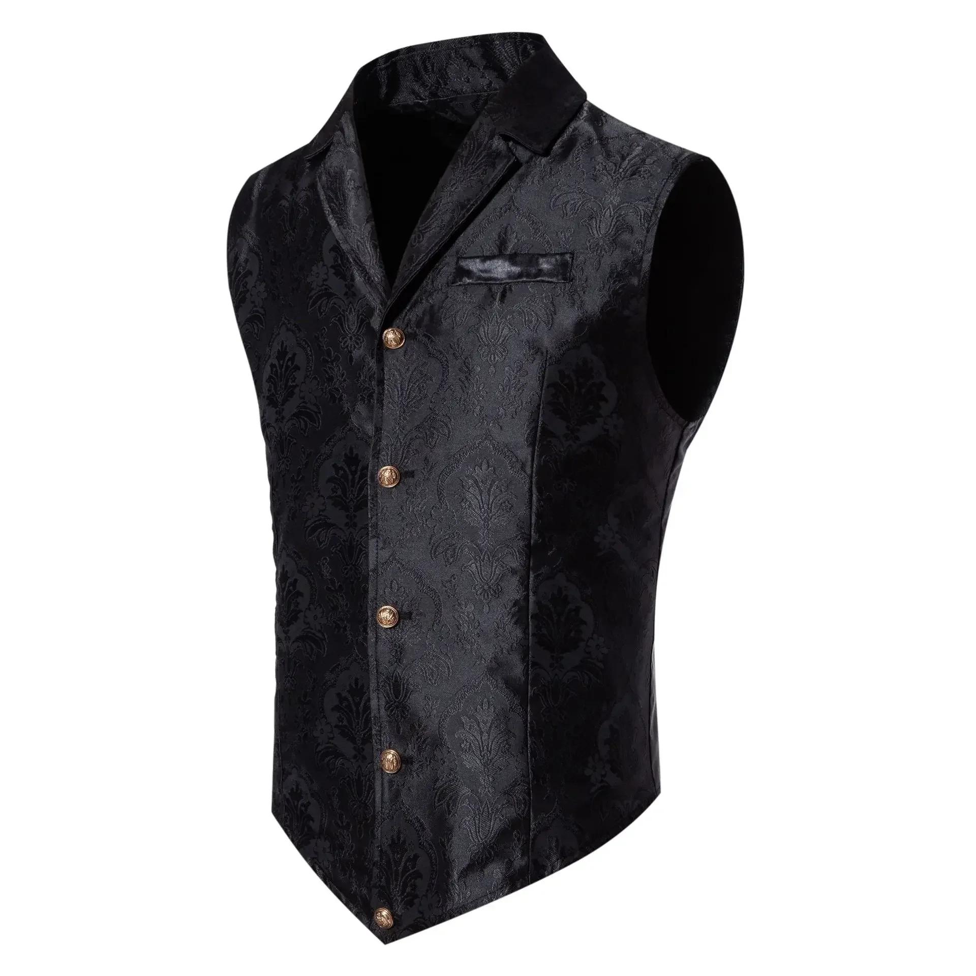 Manteau en fibre Jacquard bleu pour hommes, gilets habnommée pour mariage, fête, performance sur scè