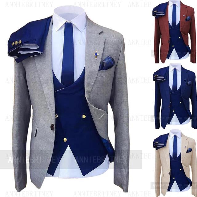 Costume de mariage pour homme gris